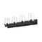 Z-Lite Callista 4 Light Vanity, Matte Black & Clear 3032-4V-MB - alternate 3